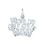 Sterling Silver Worlds Greatest Mom Charm