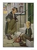 Oliver Twist's First Meeting with the Artful Dodger Art Giclee Poster Print by Jessie Wilcox-Smith, 18x24