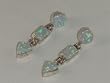 Navajo Indian Jewelry Opal Earrings - ER-0004