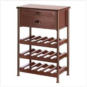 Connoiseurs Wine Bottle Rack Kitchen Storage Chest by Furniture Creations