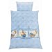 Julius Z�llner 85001 1581 3 - Bettw�sche, 100/135 und 40/60 - Kuschelb�r blau