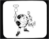 Mouse Pad with conservation, drip, faucet, leak, water, wrench, light, plumber, earth, anthropomorphism