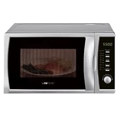 Clatronic MWG 774 Mikrowelle mit Grill / 17 Liter / Easy-Tronic / silber
