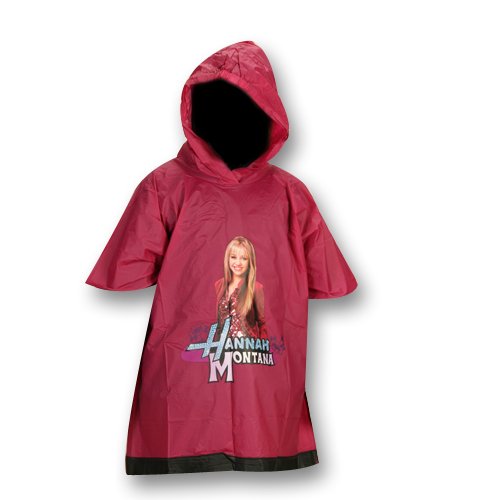 Disney Hannah Montana Girl’s Pink One Size Fits All Rain Poncho