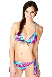 Limited Collection Tie Dye Macramé Bikini Top
