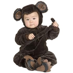 Cute Infant Fur Monkey Animal Baby Costume, 6-18 Months