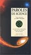 Paroles de science