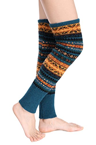 Avidlove Women Knee High Socks Winter Bohemian Boot Cuffs Knit Crochet Leg Warmers