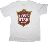 Junk Food Lone Star Beer Officially Licensed t-shirt White