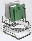 Rogers(R) Wire Step Sort-A-File&trade; Center, Black