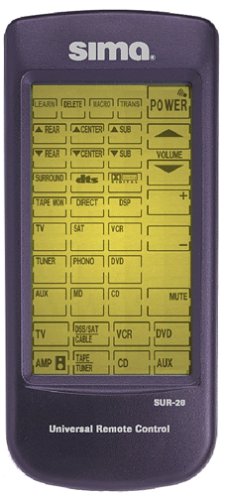 Sima SUR-20 8-Device LCD Touch Screen Learning Universal Remote Control