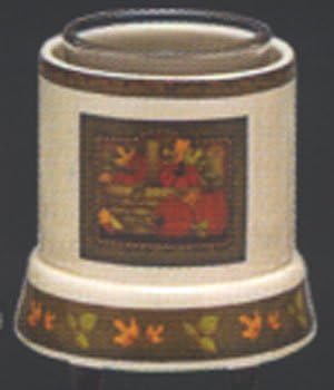 Pumpkin Basket with Handle Votive Warmer