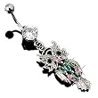 Owl Belly Button Ring