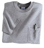 Gildan Ultra Cotton - 100% Cotton T-Shirt with Pocket Sport Grey-XL