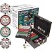 Sporting Goods : Trademark Poker Holdems Best 500 Clay-Filled Poker Chip Set with Mahogany Case