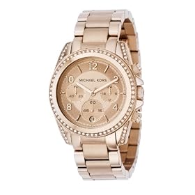 Michael Kors Mk5263 Ladies Watch with Rose Gold Bracelet andRose Gold Dial