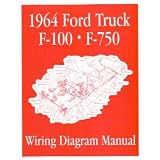 1964 FORD F-100 F-150 to F-750 TRUCK Wiring Diagrams by Ford