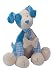 Spieluhr 23cm Hund blau