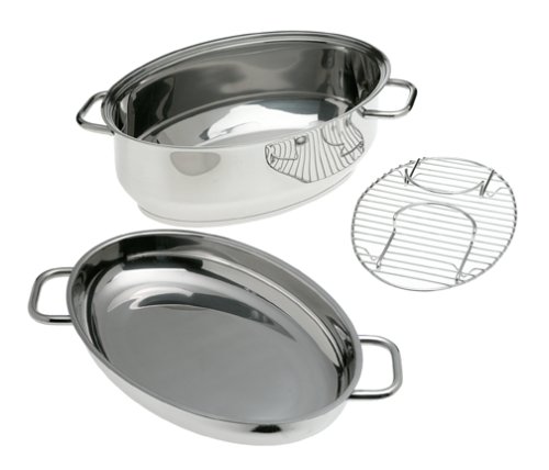 Cameron Cookware Stainless-Steel Mini Multi Roaster