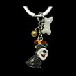 Holiday Terrier Keychain