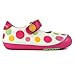 Momo Baby Girls First Walker/Toddler Rainbow Dots Mary Jane Leather Shoes