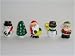 Set of 5 christmas candles