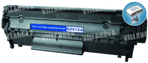 HP 12A (Q2612A) Compatible Remanufactured 2,500 Yield Black Toner Cartridge -...