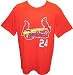 Mens St. Louis Cardinals #24 Rick Ankiel Name & Number Tshirt - M