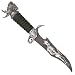 Demonic Skull Fantasy Dagger with Lighter