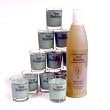 Mountain Herb Shampoo and Body Wash with 12-pack of Mountain Herb Aromatherapy Candles