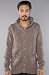 KR3W The Pontiac Hooded Cardigan in Military,Sweaters for Men