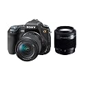 Sony Alpha DSLRA300X 10.2MP Digital SLR Camera with Super SteadyShot Image Stabilization with DT 18-70mm f/3.5-5.6 & DT 55-200mm f/4-5.6 Zoom Lenses