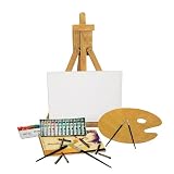 Acryl-Farben Staffelei-Set, Malset, Malen, Zeichnen