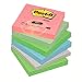 Post-it® Notes, Original Pad, 3 Inches x 5 Inches, Lined, Assorted Neon Colors, Five Pads per Pack