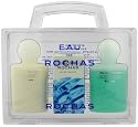 Eau de Rochas by Rochas for Women 3 Piece Miniature Set Includes: 0.34 oz Eau de Toilette Miniature Collectible + 1.0 oz Body Lotion + 1.0 oz Bath and Shower Gel in Travel Case