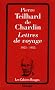 Lettres de voyage