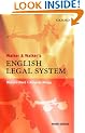 Walker and Walker's English Legal System
