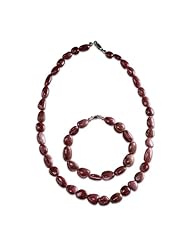 Ruby Necklace And Bracelet Set: Natural Beauty by The Bradford Exchange