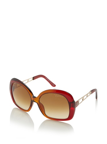 Roberto Cavalli Womens Magnolia Red Orange/Brown