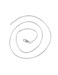 VINANI brand Germany 925 Sterling Silver Snake Chain 1,2 mm (0.05") Necklace S200