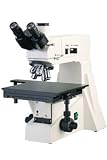 Electronics : GX Microscopes XJL101A Upright Trinocular Semiconductor Microscope, High Power, Research Grade