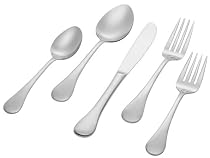 Royal Cuisine Drake 46-Piece Stainless Steel Flatware Set, Service for 8