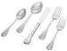 Royal Cuisine Drake 46-Piece Stainless Steel Flatware Set, Service for 8