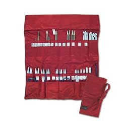Della Q Red Interchangeable Knitting Needle Double Case 190-1