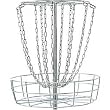The DGA M-14 Disc Golf Basket