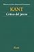 Critica del Juicio  (Paperback)