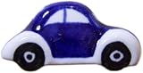 Buy : Blue Car Shaped Ceramic Cabinet Drawer Pull Knob