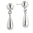 Sterling Silver Small Tear Drop Dangle Earring