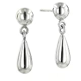 Sterling Silver Small Tear Drop Dangle Earring