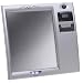 Zadro LED Lighted Fogless Mirror with Clock